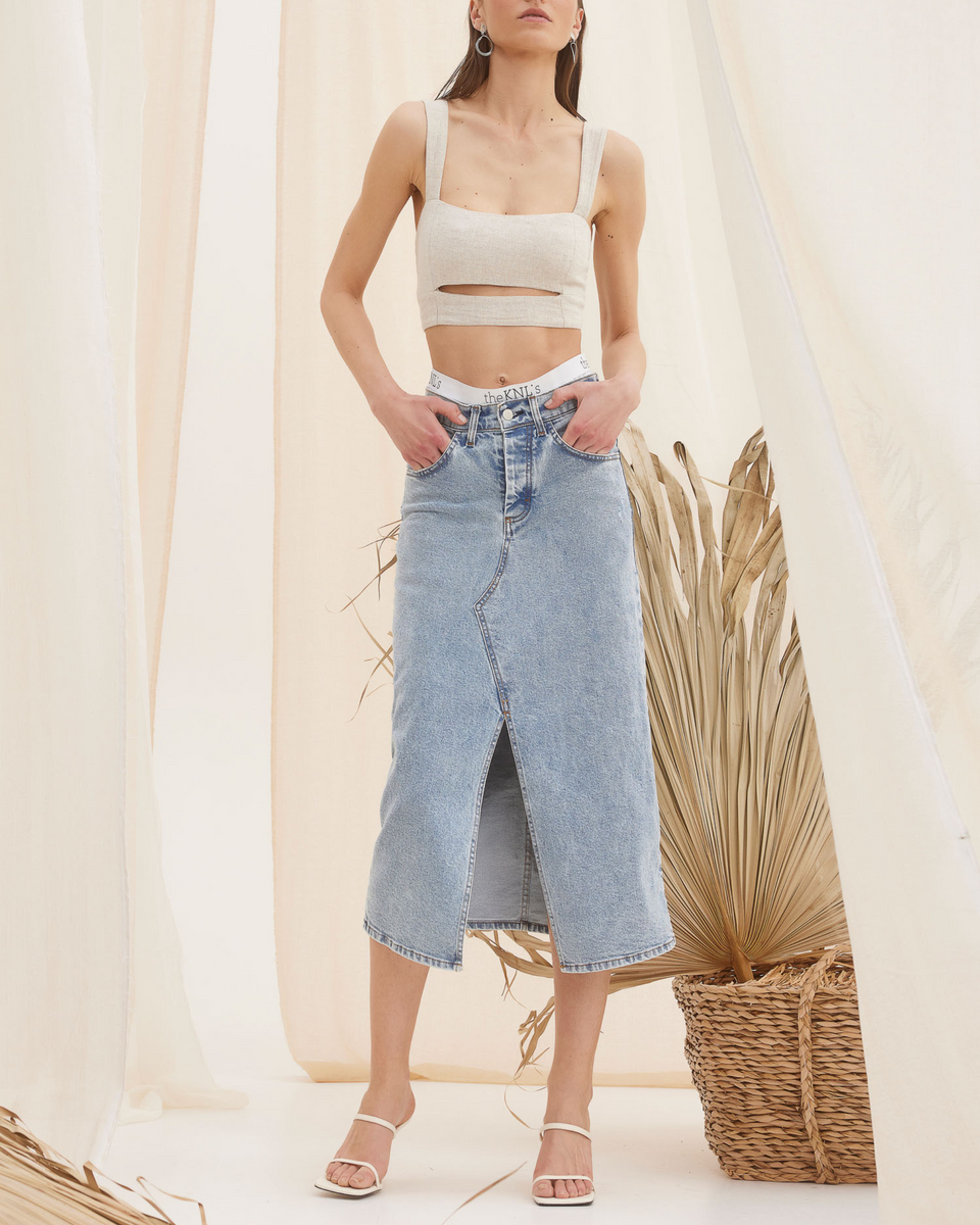 Gaia Denim Skirt – LILA Philadelphia